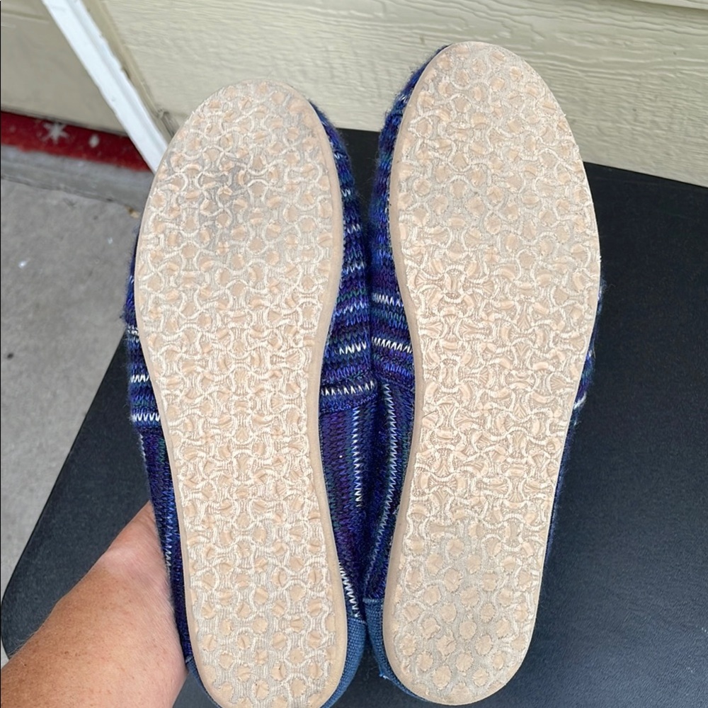 TOMS Multicolor blue Knit Slip-On Shoes - Picture 5 of 5
